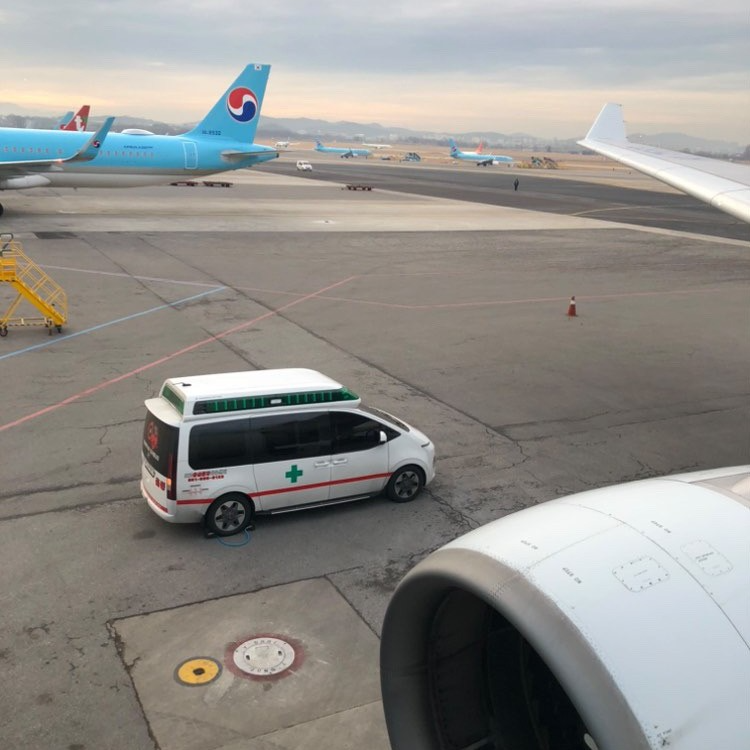 김포공항 활주로 제주도행 환자 이송 일지