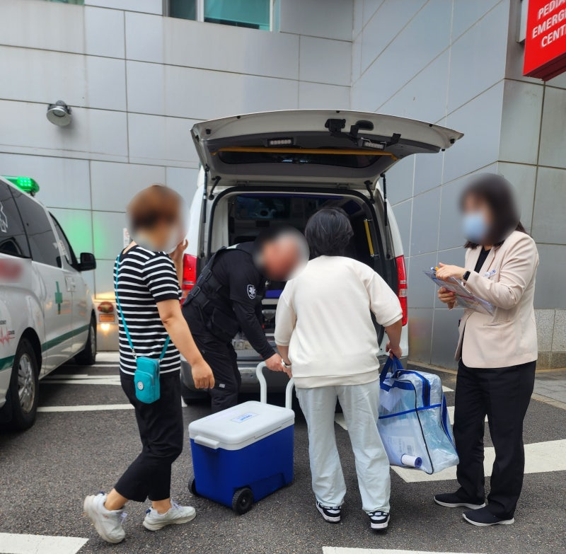 장기이식 의료진 이송(협력업체 대한911구조대)