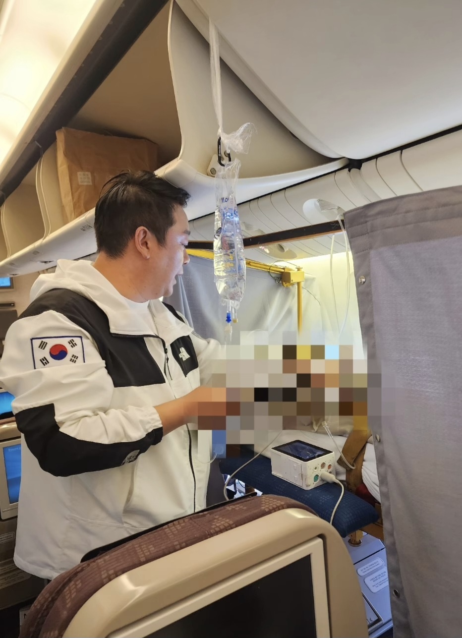 베트남 국적 뇌경색 환자분 이송사례 (경남 사천 > 베트남 호치민)
